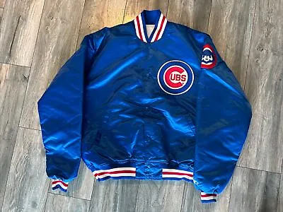 Vintage Starter Diamond Collection Chicago Cubs MLB Satin Jacket Men’s XL USA • $157.50