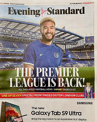 Chelsea FC Reece James Football Premier League Is Back ES UK Newspaper Aug 11 • £7.35