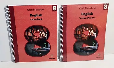 Oak Meadow English Grade 8 Coursebook And Teacher Manual (2022 Version) New • $99.88