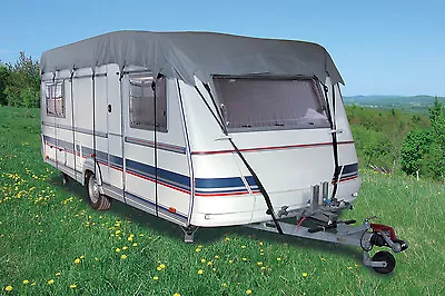 Caravan Motorhome Roof Top Cover 5.5m To 6m Max 2.3m Wide With Tie Down Straps • $180