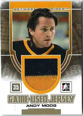 2013-14 ITG BTP Game Used Jersey Gold Andy Moog - Boston Bruins • $20