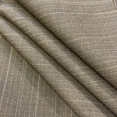 Brown Fine Wool Suiting For Vests Pants Jackets 100% Vintage Fabric By The Yard • $39.99