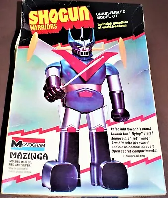 Vintage Monogram Shogun Warriors 6021 Mazinga Model Kit Unassembled From USA • $90