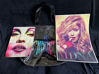 Madonna MDNA 2012 Official Tour VIP Swag Vinyl Bag Program And Poster • $139.99