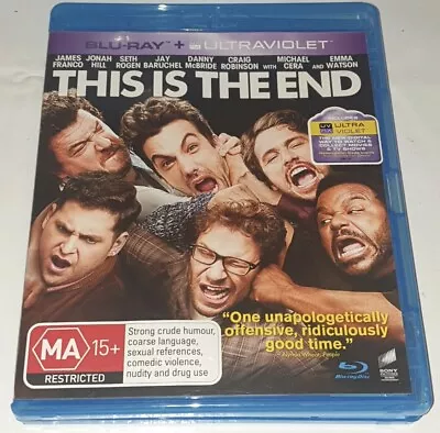 $7.98 • Buy This Is The End (Blu-ray 2013) Seth Rogen, James Franco, Jonah Hill - FREE POST 