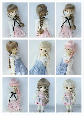 JD534 Pretty Braids BJD Synthetic Mohair Wig For Tiny OB11 YOSD MSD SD Doll Hair • $23.99