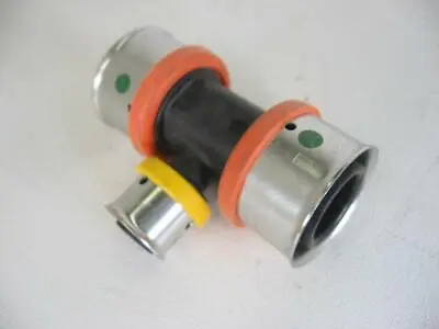 Viega PureFlow Pex Press Crimp Fitting Tee 1  X 1/2  X 1  P X P X P  1ea. • $7.99