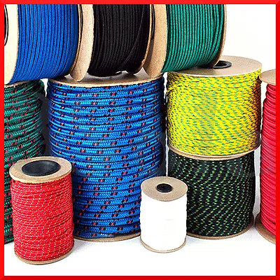 Polypropylene Rope Braided Poly Cord Line Sailing Boating Camping Survival Yacht • £59.71