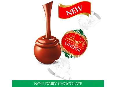 Lindt Lindor NON DAIRY Vegan MILK Or DARK CHOCOLATE TRUFFLE BALLS | OAT MILK • £14.99