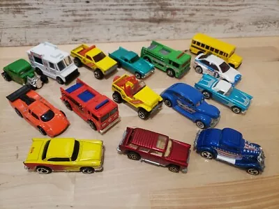   Mixed Lot Of 15 Used Diecast. Hot Wheels Some Vintage ***FREE SHIPPING*** • $25