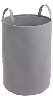 Laundry Baskets 60 Litre Drawstring Cotton Laundry Bag - Grey • £9.95