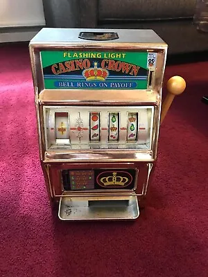 $110 • Buy Vintage Waco  Casino Crown  Flashing Novelty Slot Machine 25 Cent