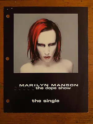 Official MARILYN MANSON Mechanical Animals Poster (1998) Canada-only Promo • $14.99