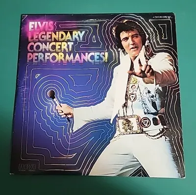 ELVIS PRESLEY 2LP  Legendary Concert Performances! RCA R244047 MINT Vinyl • $11
