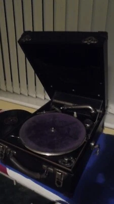 Vintage Coronaphone Wind Up Gramophone With 5 X 78rpm Records • £45