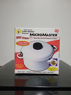 AS SEEN ON TV Handy Gourmet MicroMaster  Pressure Cooker In Original Box • $3