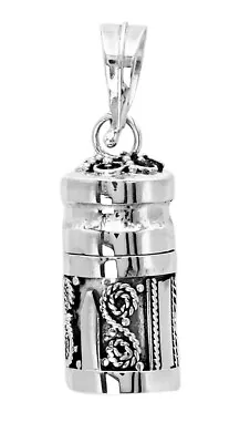Handmade Prayer Box - Pill Box - Perfume - Ashes Pendant In 925 Sterling Silver • £19.75