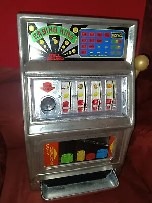 Vintage Waco Casino King Toy Slot Machine Bank. 1970s. Everything Works • $200