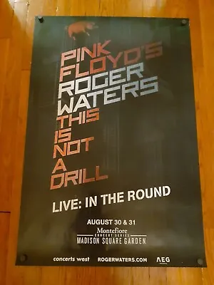 $35 • Buy Pink Floyd Roger Waters Rare Industry Promoter Concert Poster Msg Nyc 24x36