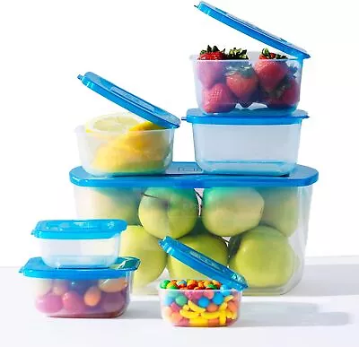 MR. LID Premium Attached Storage Containers | Permanently Attached Plastic Lid • $39.99