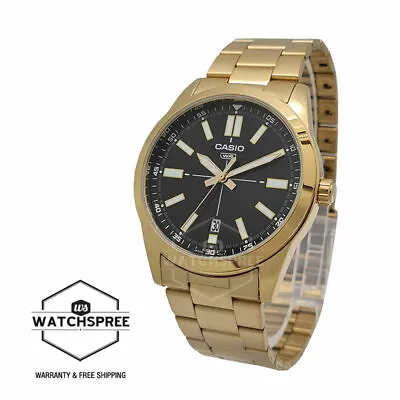Casio Men's Standard Analog Gold Stainless Steel Band Watch MTPVD02G-1E • $76.89