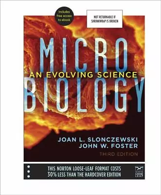 Microbiology: An Evolving Science Foster John W.Slonczewski Joan L. 9780393 • $54.20