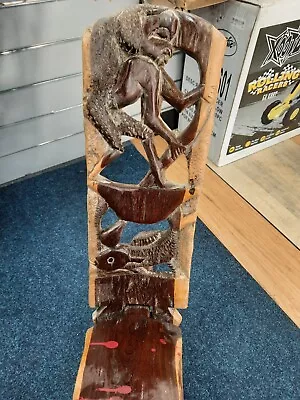 £20 • Buy African Hard Wood Birthing Chair   Hand Carved