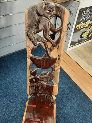 £20 • Buy African Hard Wood Birthing Chair   Hand Carved