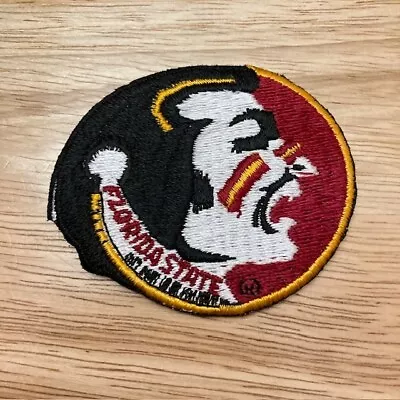 FLORIDA STATE SEMINOLES Embroidered Iron-On 3  X 2.5  NCAA Vintage Logo Patch • $8.99