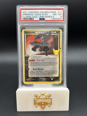 $20 • Buy Pokemon Celebrations Classic Collection Pop Series 5 #17 Gold Star Umbreon PSA 8