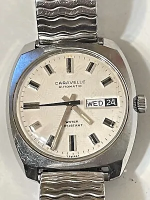 Vintage Strong Running Caravelle Autowind Neat Case NICE Minty D/D Dial • $39.50