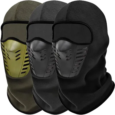 Balaclava Fleece Ski Face Mask For Cold Weather Snowboarding Motorcycle Riding • $5.87