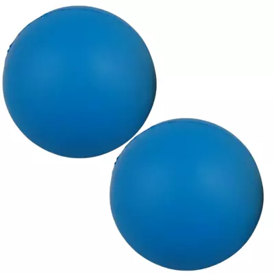 2 X BLUE ANTI STRESS RELIEVER BALL STRESSBALL RELIEF ARTHRITIS PHYSIO HAND AID • £6.99