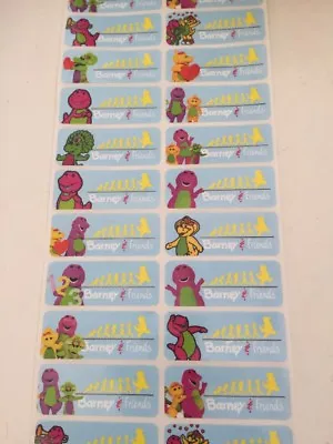 150 Large Barney & Co Labels Personalised  Birthday Label Stickers • $8