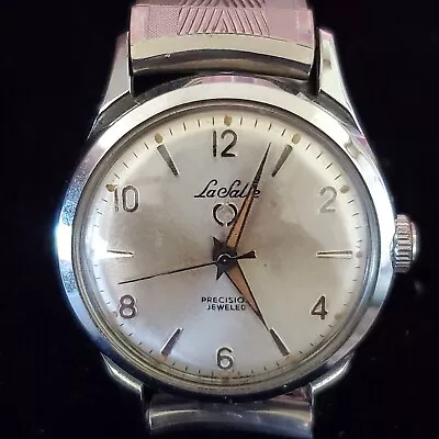 Vintage Westclox Lasalle Mens Watch Runs Precision Jeweled • $16.99