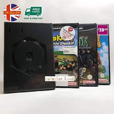 Replacement Game Case For Nintendo GameCube NGC Empty Memory Card Slot Box Disk • £9.95