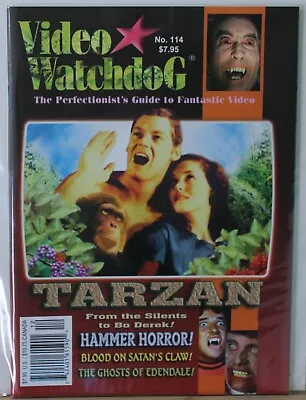 VIDEO WATCHDOG MAGAZINE No 114/ Tarzan/Hammer/Blood On Satan's Claw • $7.95