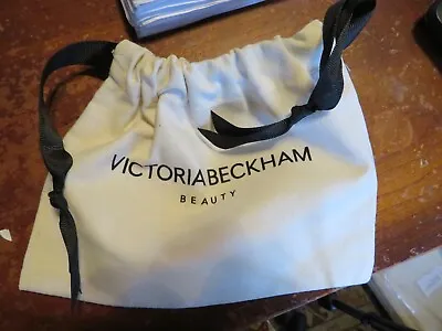 New 8.5x6.5 Drawstring  Victoria Beckham Beauty Dust Bag Gift Canvas • $7.99