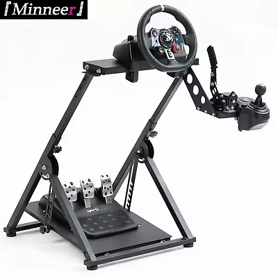 Minneer Foldable Racing Simulation Wheel Mount For Logitech G920 Thrustmaster • $126.99