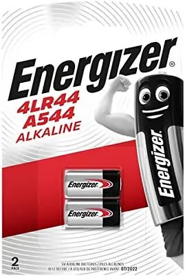 Energizer 4LR44/A544 Alkaline Batteries 6V Pack Of 2 • £5.46