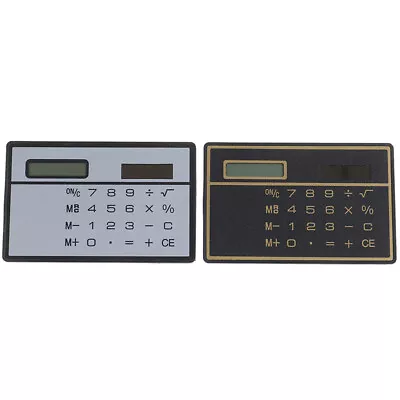 £5.95 • Buy Mini Calculator Credit Card Size Stealth School Cheating Pocket Size 8 Digit KY