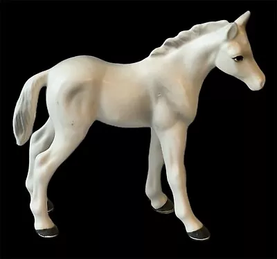 VINTAGE!  Made In Japan?? 4-1/4” Ceramic ~ Porcelain Grey Foal Horse - EUC! • $18