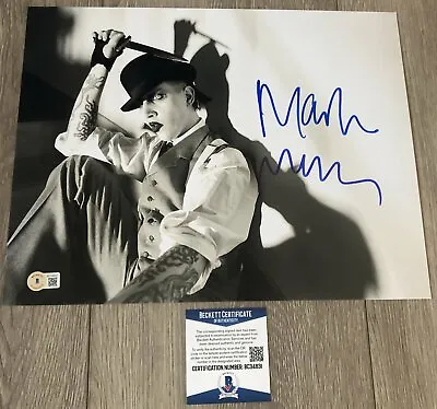 MARILYN MANSON SIGNED AUTOGRAPH 11x14 PHOTO A W/EXACT PROOF & BECKETT BAS COA • $399.95