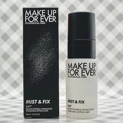 Make Up For Ever Mist & Fix 24HR Setting Spray 1.01oz 30mL ••NEW IN BOX••🎁 • $9.95