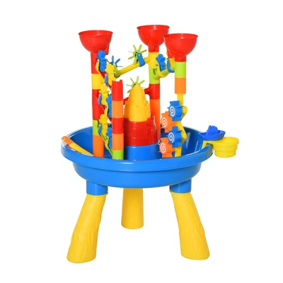 £36.99 • Buy HOMCOM Water Table 30 Pcs Waterpark Beach Toy Set Outdoor Sand Activity Playset