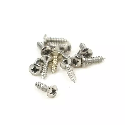 24 Pcs Pickguard Mounting Screws For  Electric Guitar -Chrome #4  (C27)  • $6.50