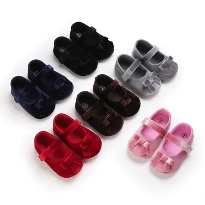 Newborn Baby Girl Pram Shoes Infant Princess Dress Shoes Inhouse Crawling Shoes  • £4.99