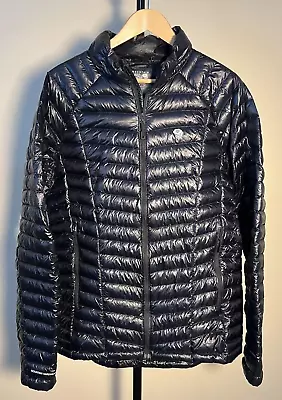 Mountain Hardwear $330 Ghost Whisperer/2 Black 800 Fill Nikwax Puffer Jacket XL • $84.99