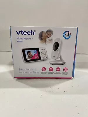 Video Baby Monitor Vtech VM819 White 2.8 In LCD Two Way Talk Screen Video • $37.99