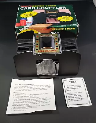 Vintage Jobar’s Automatic Deluxe Card Shuffler ~ 4 Decks Shuffler • $20.69
